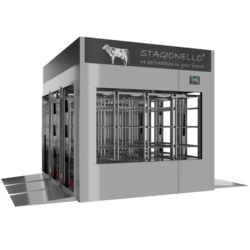 Stagionello® Meat Curing Device 1800 Kg Tunnel porta a vetro - immagine 2