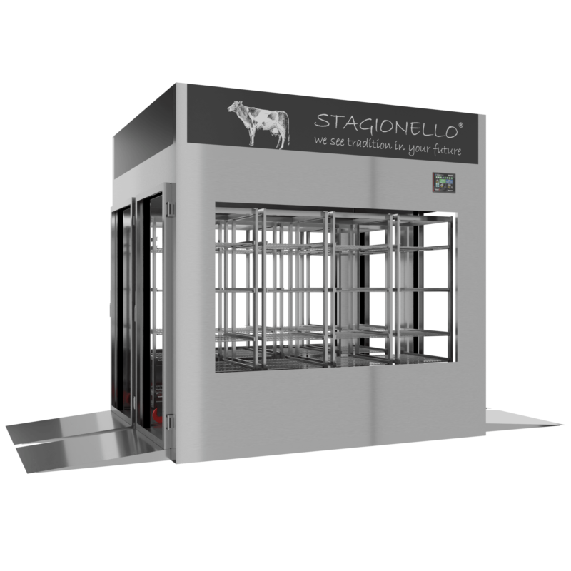 Stagionello® Meat Curing Device 1200 Kg Tunnel 4 vetri - immagine 2