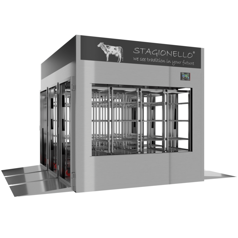 Stagionello® Meat Curing Device 1800 Kg Tunnel 4 vetri - immagine 2