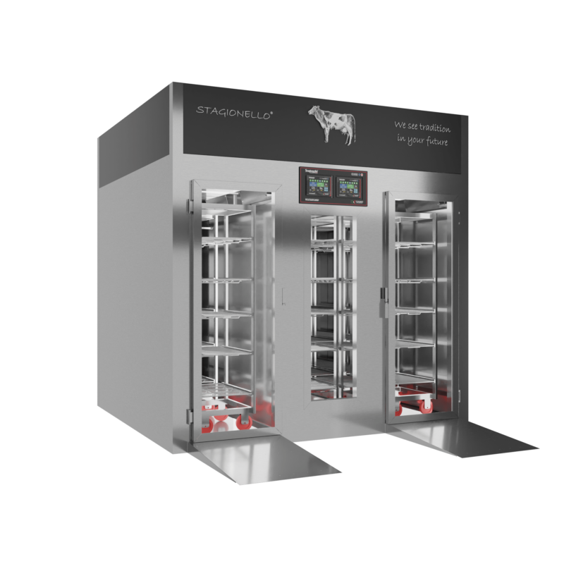 Stagionello® Meat Curing Device Walk-in 300+900 kg Porta a vetro - immagine 2