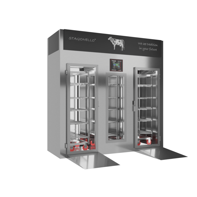 Stagionello® Meat Curing Device Walk-in 400 kg porta a vetro - immagine 2