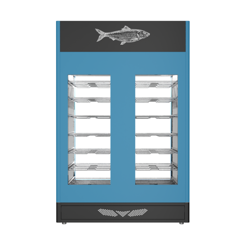 Stagionello® Fish Curing Device Twin 100 + 100 Kg 2 vetri - immagine 4