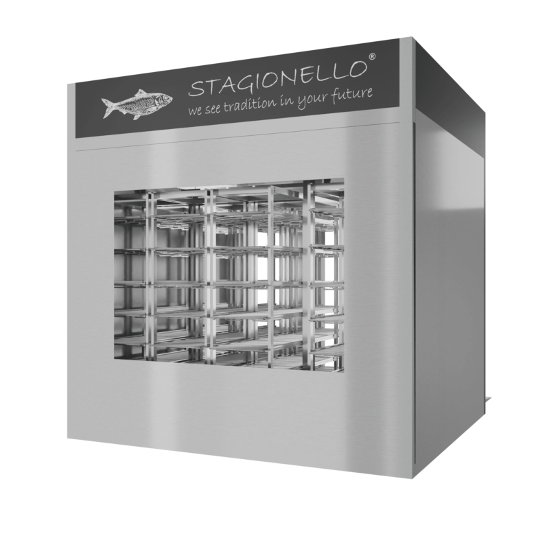 Stagionello® Fish Curing Device 1200 Kg Walk-in 2 vetri - immagine 4