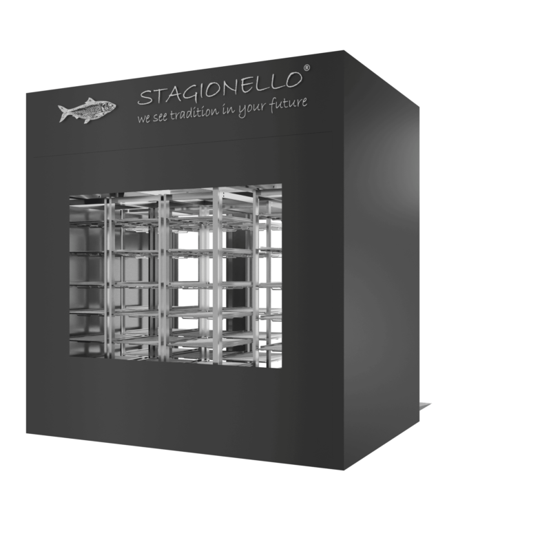 Stagionello® Fish Curing Device 800 Kg Walk-in 2 vetri - immagine 2