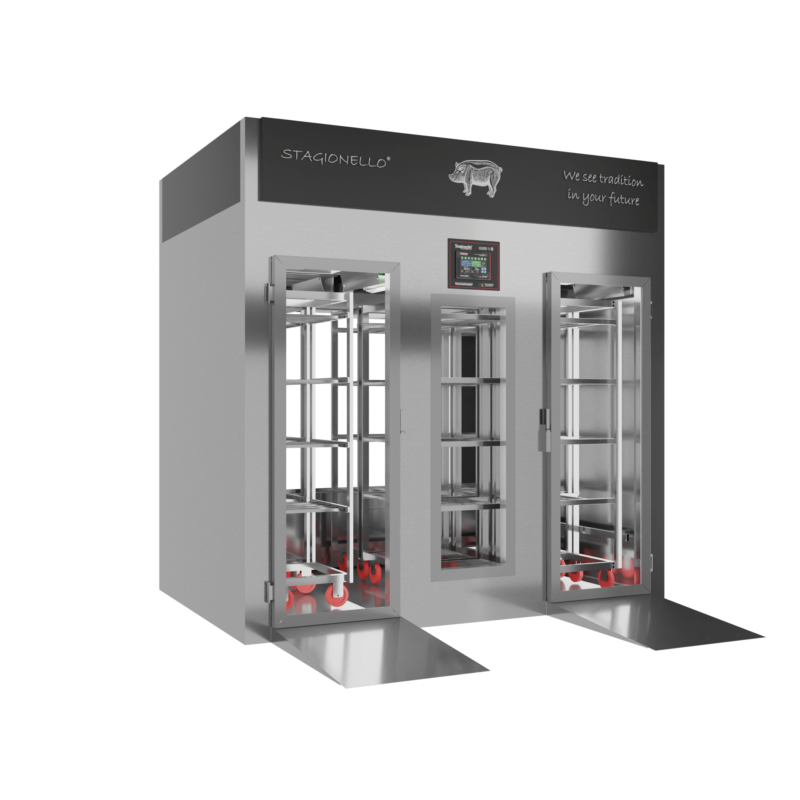 Stagionello® Salami Curing Device 800 Kg Walk-in due vetri - immagine 3