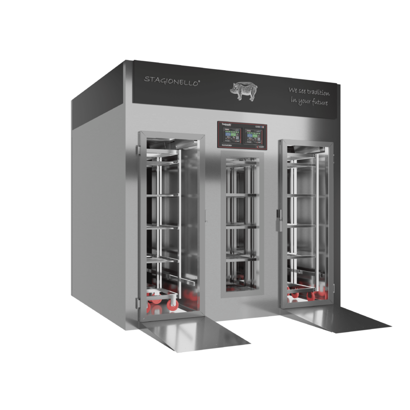 Stagionello® Salami Curing Device 300/900 Kg Walk-In porta a vetro - immagine 2